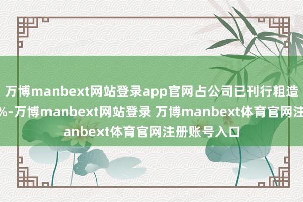 万博manbext网站登录app官网占公司已刊行粗造股的41.54%-万博manbext网站登录 万博manbext体育官网注册账号入口